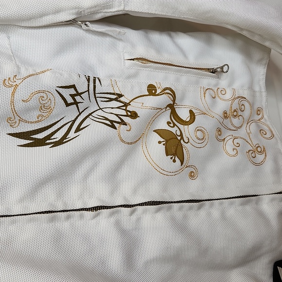 Joe Rocket Honda Goldwing white summer motorcycle motocross jacket size small - Picture 4 of 14